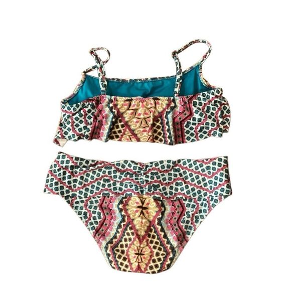 BECCA by Rebecca Women's Flounce Bikini Swimsuit Small - Picture 3 of 9